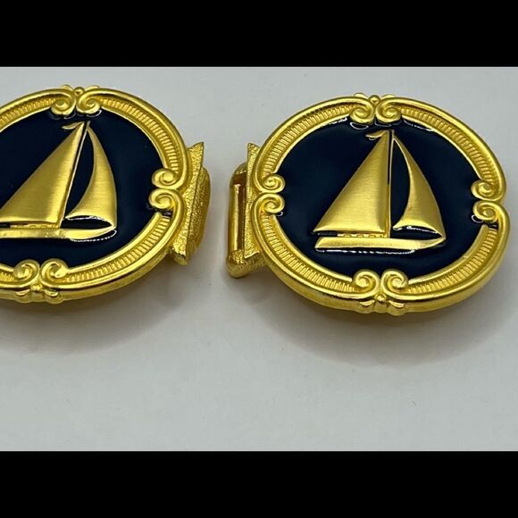Douglas Paquette NWOT sail boat, belt buckle. - Picture 4 of 7